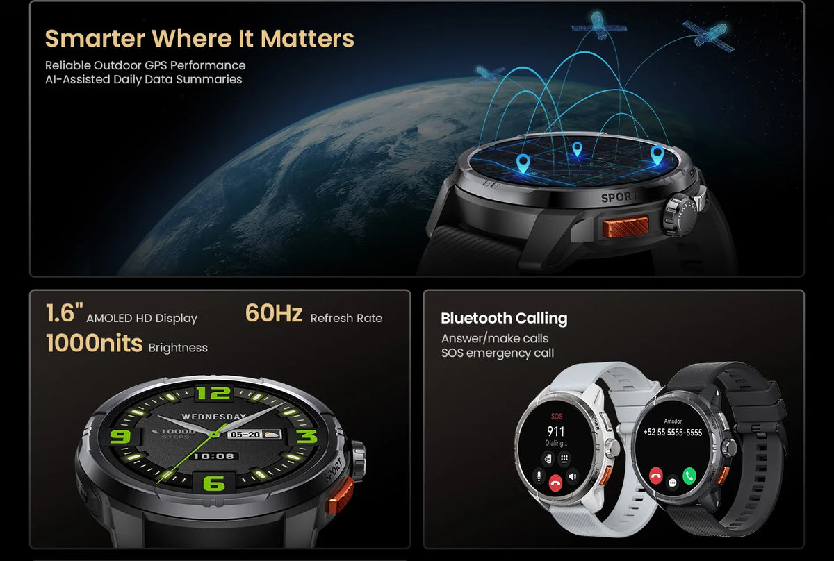 HAYLOU Solar Ultra — Premium GPS AMOLED Watch
