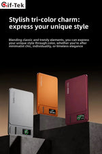 Aluminum TFT — 10000mAh Power Bank with Holder