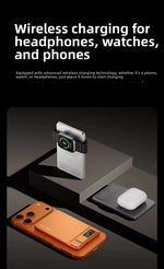 Metal Trio — 3-in-1 Digital Display Power Bank