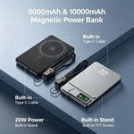 Aluminum TFT — 10000mAh Power Bank with Holder