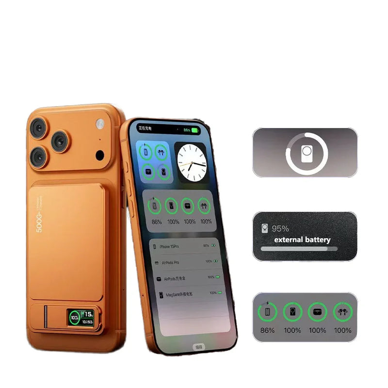 Mini TFT — 5000mAh Slim Magnetic Power Bank