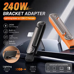 240W USB-C Foldable Phone Stand Adapter