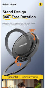 Essager Magnetic Wireless Charger with Holder – 15W Fast Charging