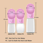 Portable Leakproof Dog Water Bottle