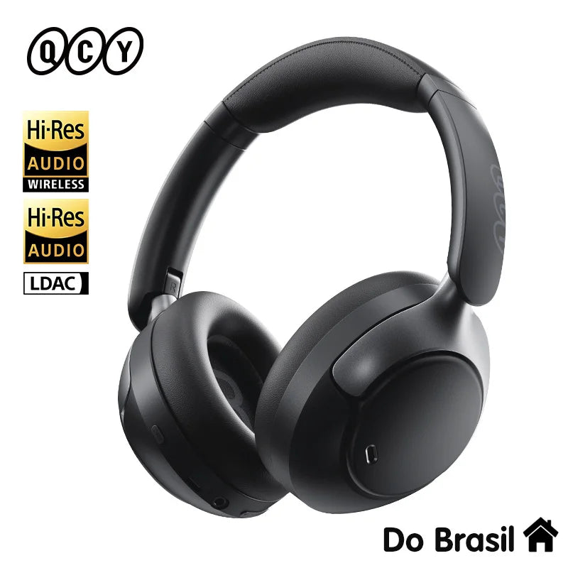 QCY H3 PRO Adaptive ANC Wireless Headphones Over Ear Headset 50dB with