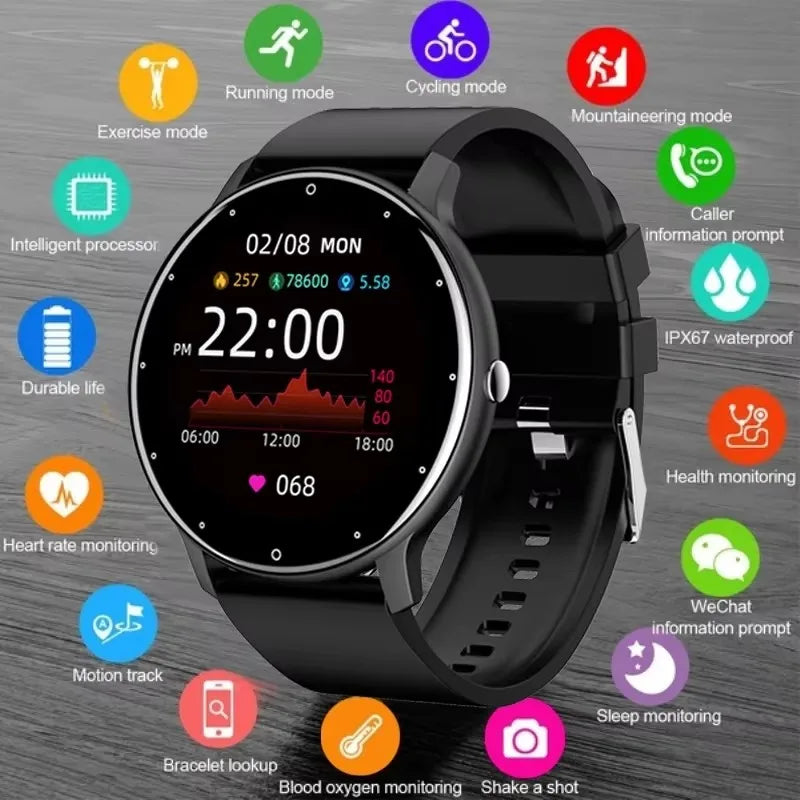 LIGE Active — Full Touch Fitness Calling Watch