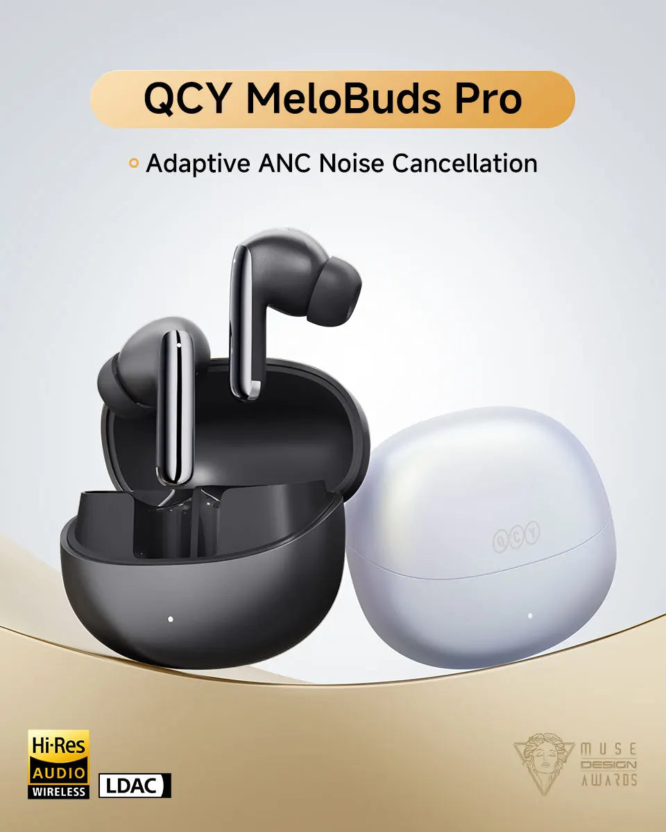 QCY MeloBuds Pro — Hybrid ANC Hi-Res Earbuds