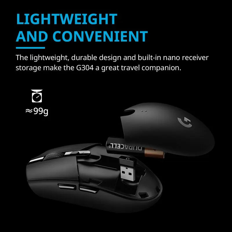 Logitech G304/G305 Limited-edition trendy wireless gaming mouse with matte finish and luxurious texture