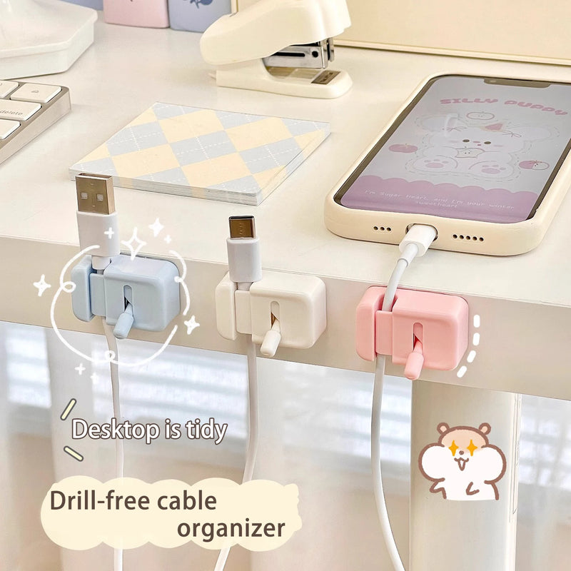 Tidy Clip — No-Drill Cable Organizer
