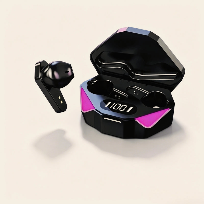 Strike Glow — LED Gaming Earbuds