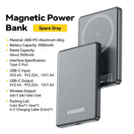Essager Slim — Magnetic Wireless Power Bank