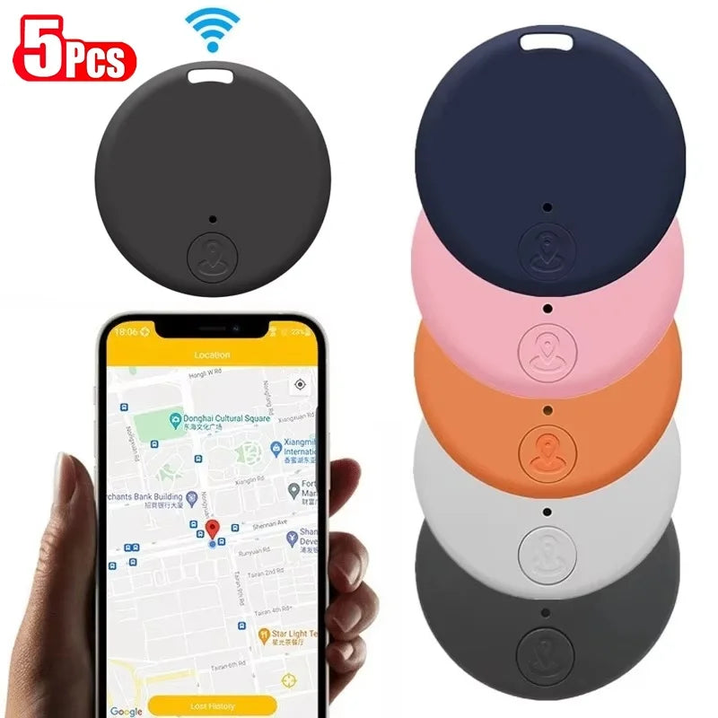 Smart GPS Tracker Bluetooth 5.0 Anti-Lost GPS Mini Device Dog Pets Kids Bag Wallet Tracking For IOS Android Smart Finder Locator