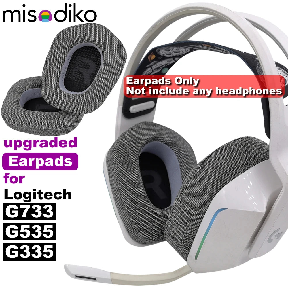misodiko Upgraded Earpads Replacement for Logitech G335 / G535 / G733 Gaming Headset