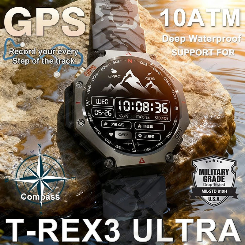 T-Rex 3 Ultra — Military-Grade GPS Watch