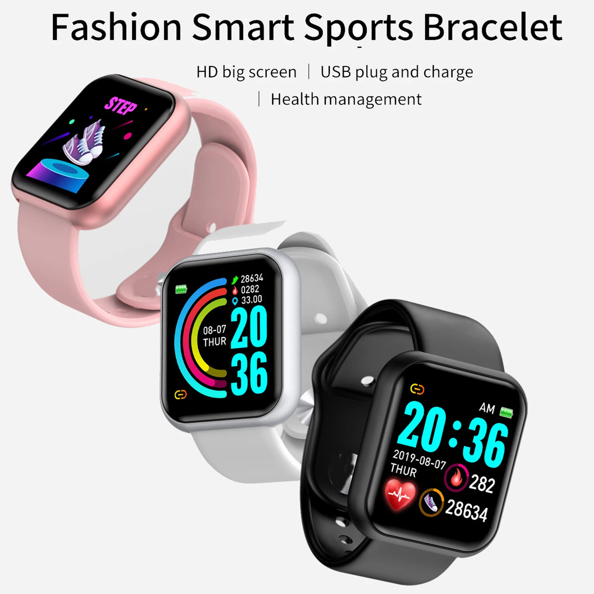 Y68 Bracelet — Sport & Sleep Tracker