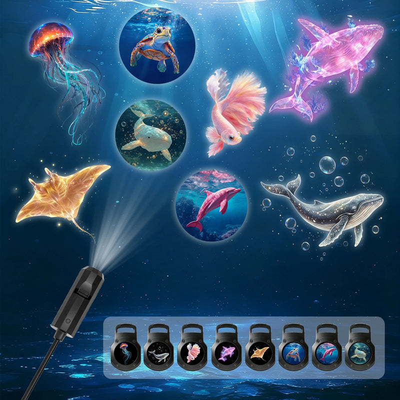 Ocean Glow — Marine Life Projector Light