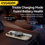 Essager Magnetic Wireless Charger with Holder – 15W Fast Charging