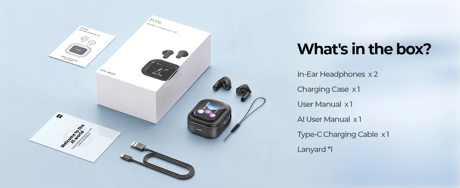 HTC NE20 — AI Translation ANC Earbuds
