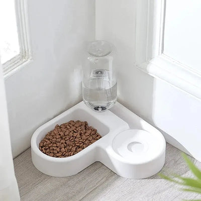 2-in-1 Automatic Pet Food & Water Bowl