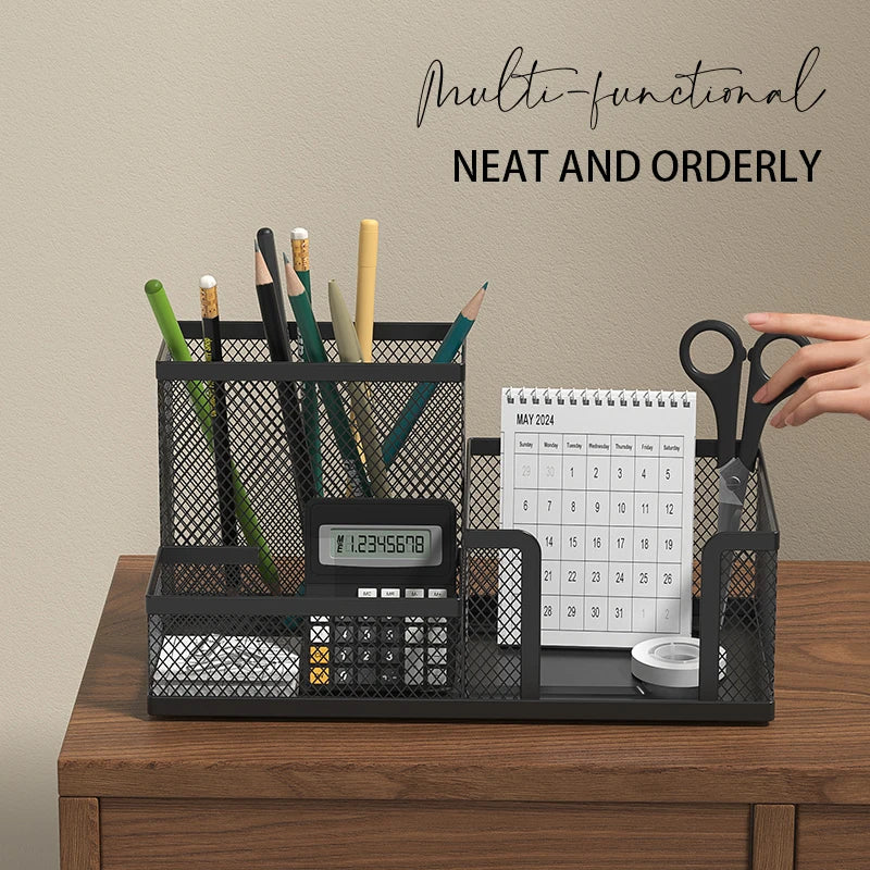 Deskmate — Mesh Desk Organizer Caddy