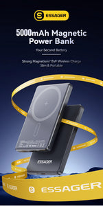 Essager Slim — Magnetic Wireless Power Bank