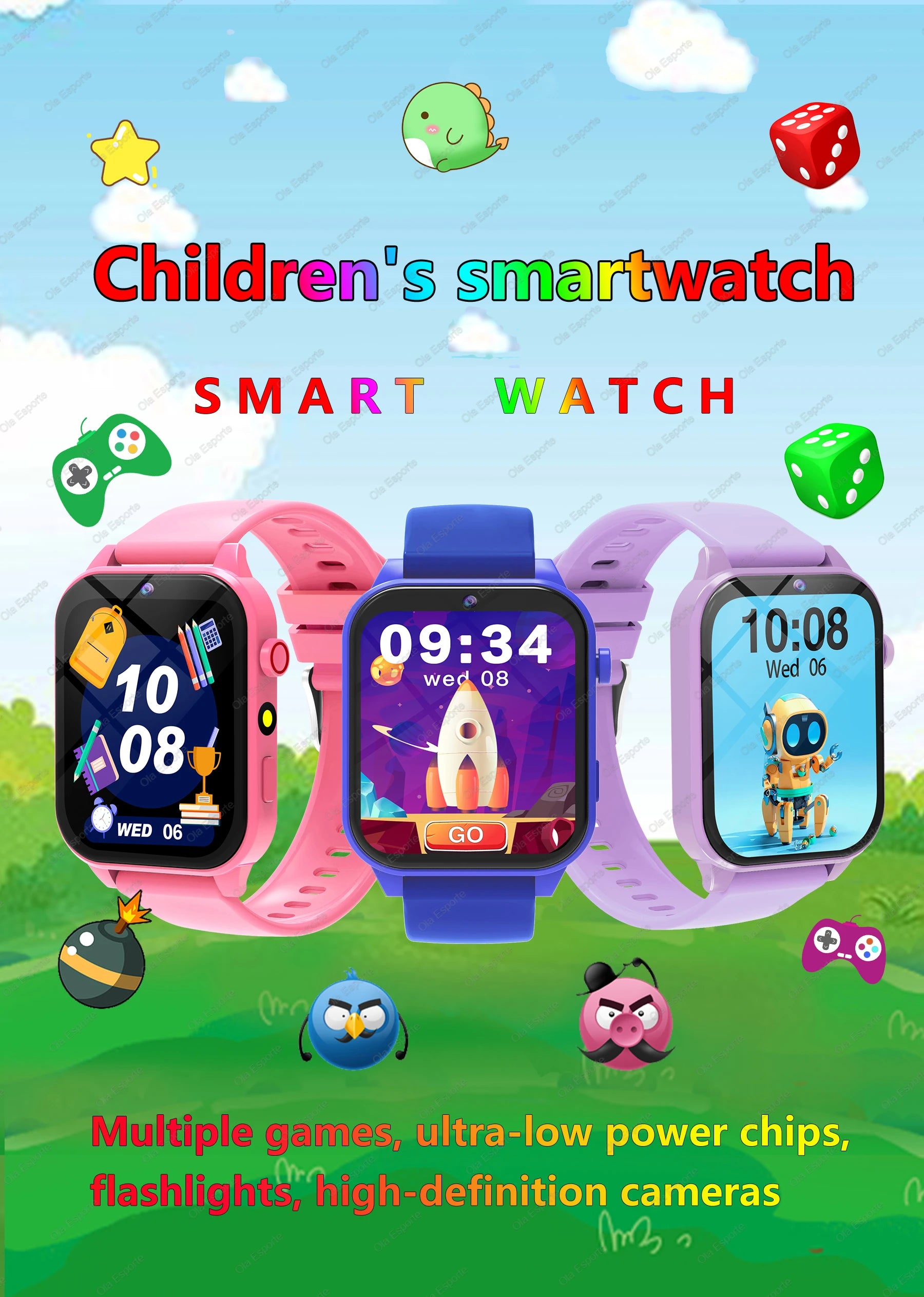 PlayTime Kids — 100+ Game Smartwatch