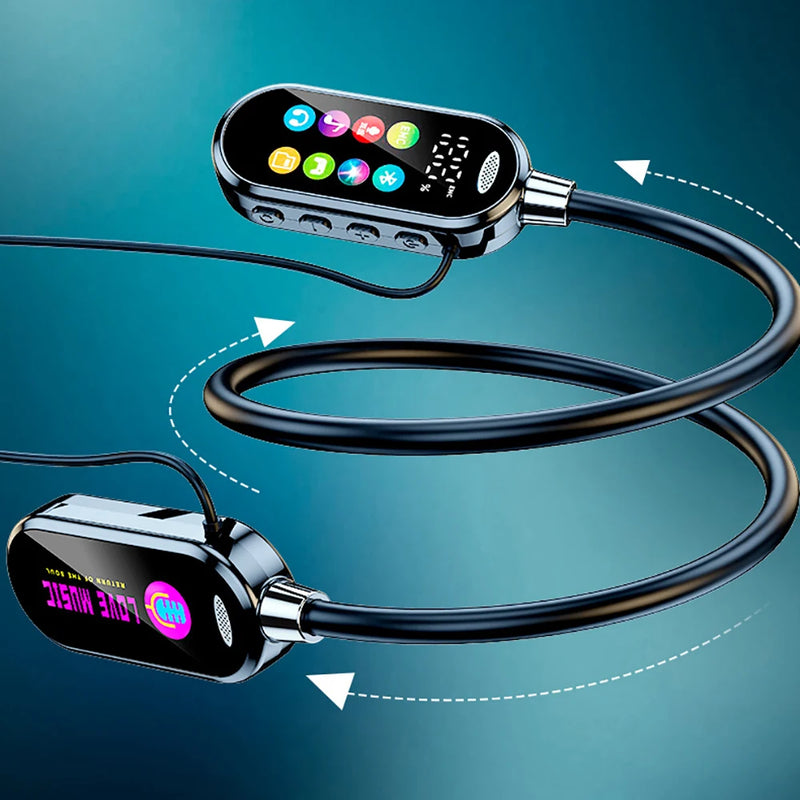 Color Screen ANC — Neckband with Display
