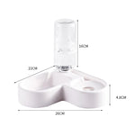 2-in-1 Automatic Pet Food & Water Bowl