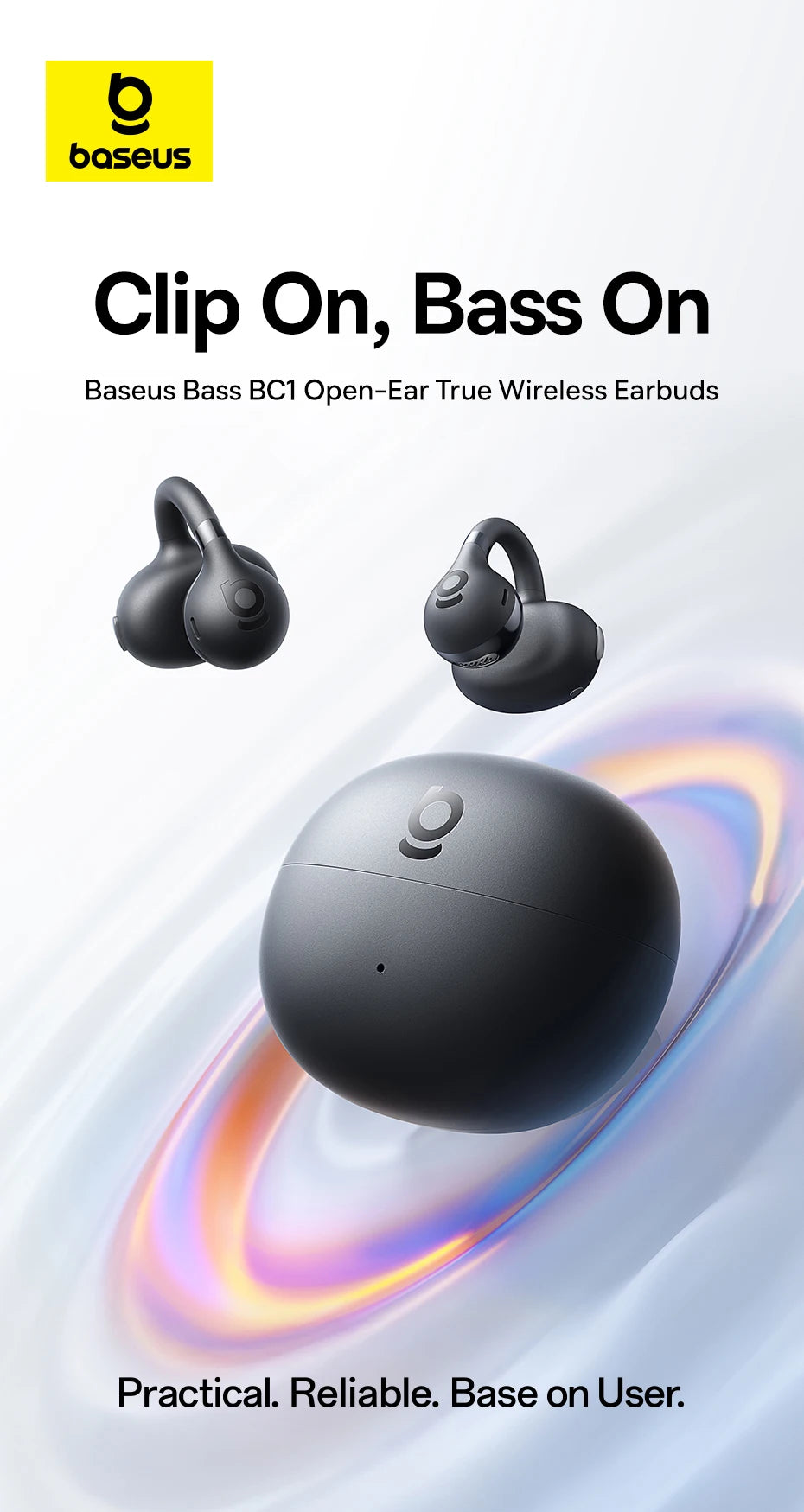 Baseus BC1 — Open-Ear Clip Earbuds