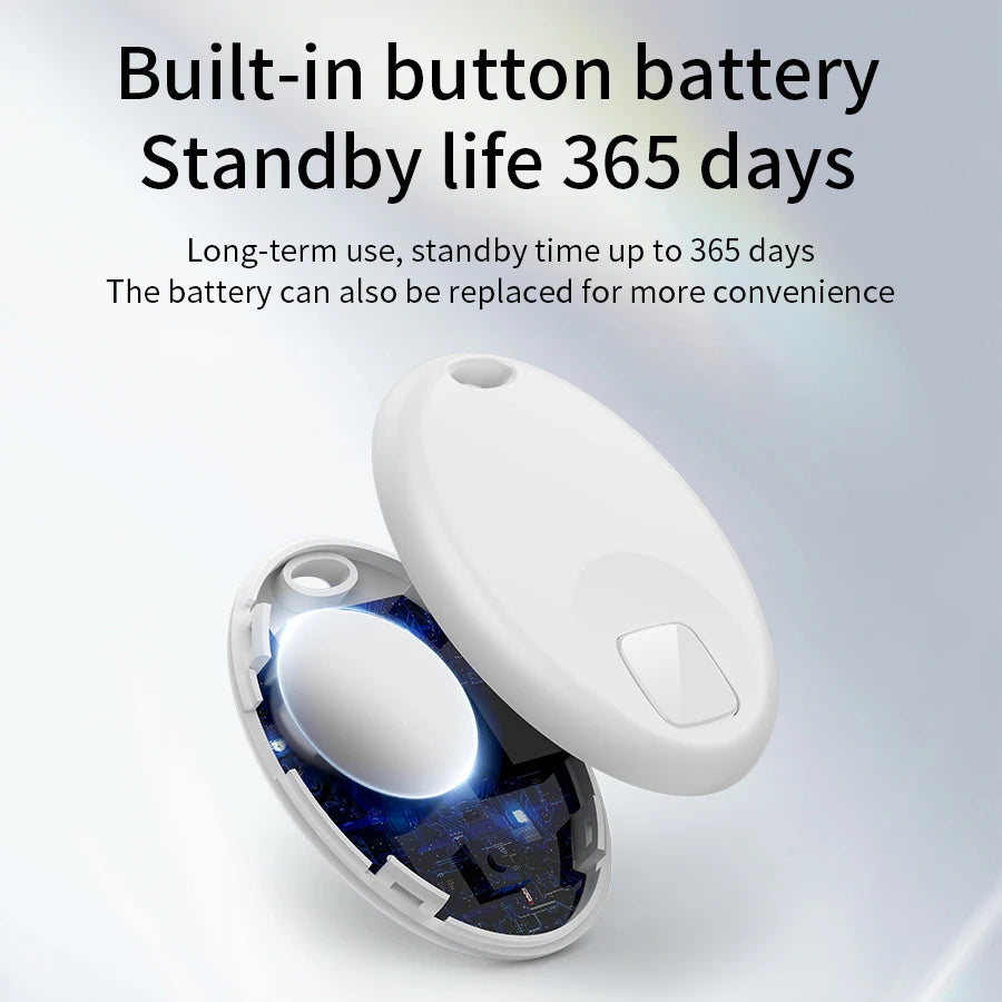 Bluetooth GPS Tracker Airtag for iOS Find My Anti-Lose Reminder Tracking Device Key Finder Kid Wallet Car Pets Locator Smart Tag
