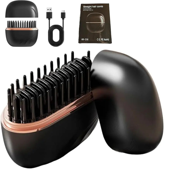 Capsule Comb — Mini Cordless Straightening Brush