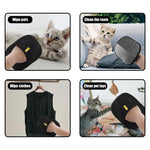 Reusable Pet Hair Removal Grooming Glove