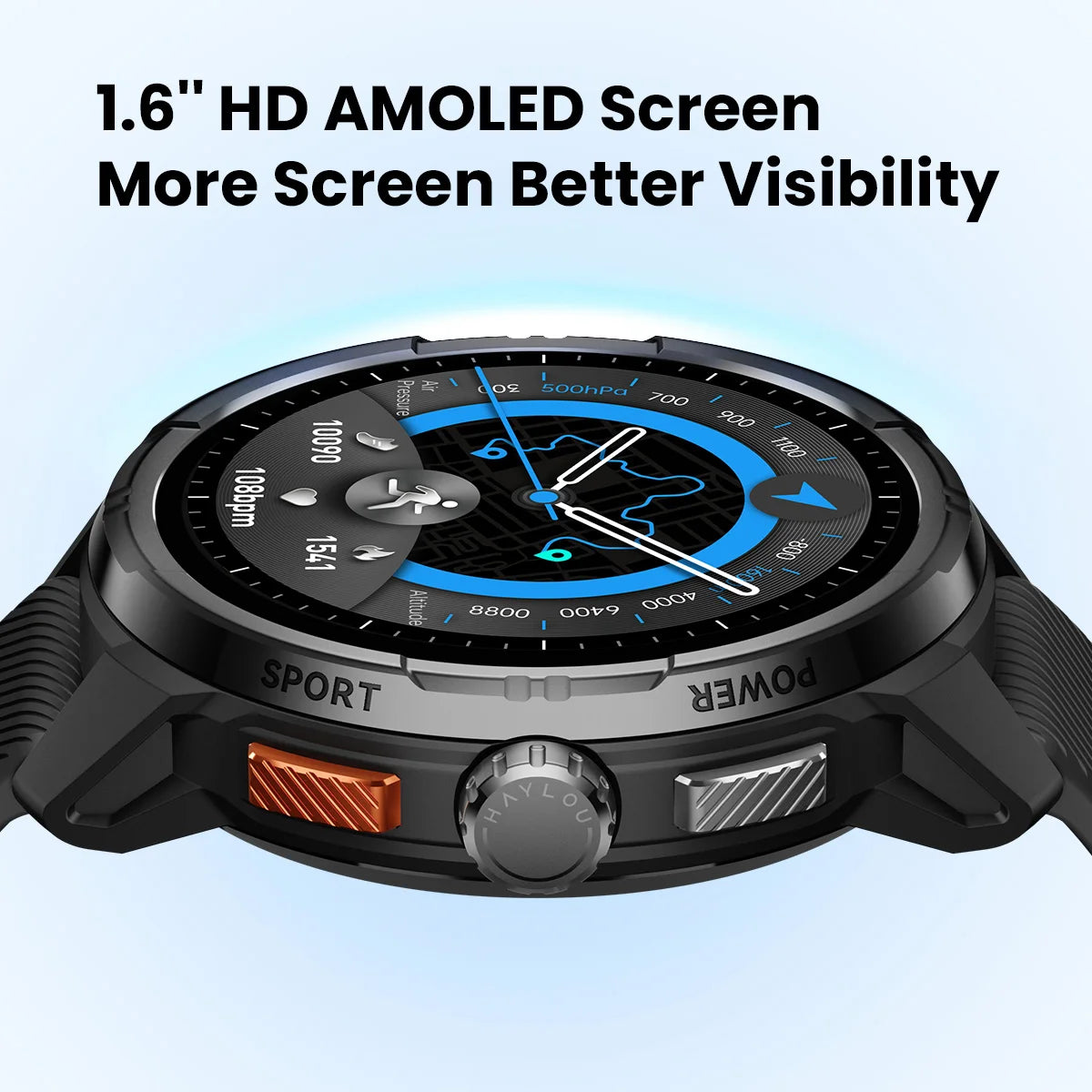 HAYLOU Solar Ultra — Premium GPS AMOLED Watch