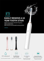 Ultrasonic Clean — Six-Mode Electric Toothbrush