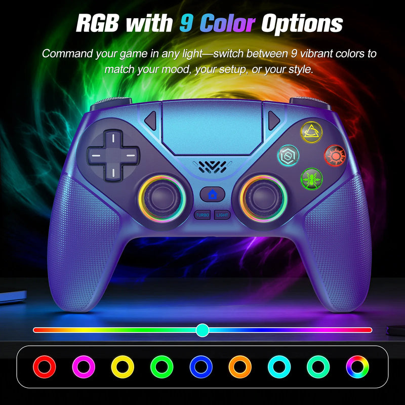 PS5 Wireless RGB — Turbo Dual Vibration Controller