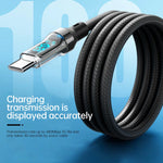 OOZCC 120W Fast Charging Cable with LCD Display