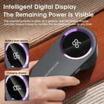 Rechargeable Electric Fabric Shaver & Lint Remover – LED Display Clothes Fuzz Remover