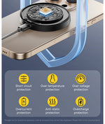 Essager Magnetic Wireless Charger with Holder – 15W Fast Charging