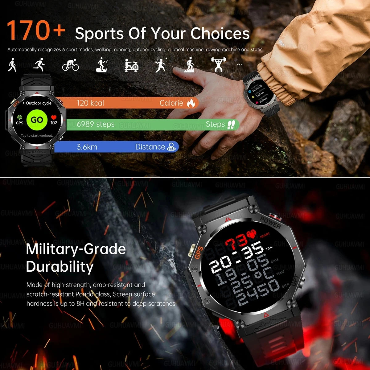 T-Rex 3 Ultra — Military-Grade GPS Watch