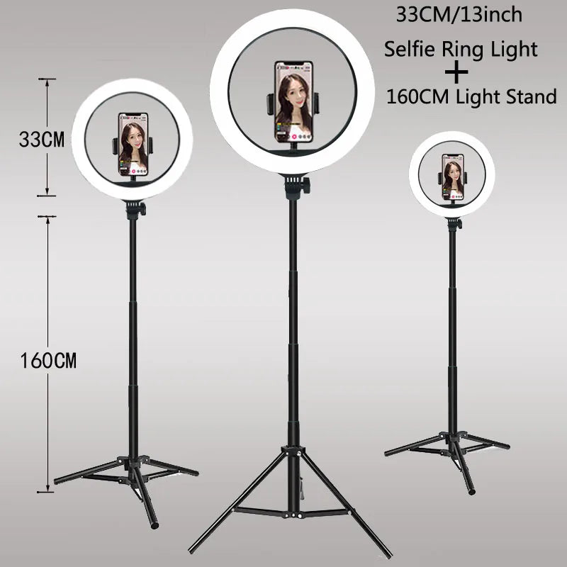 Halo Ring Light — USB LED Ring Light with Tripod