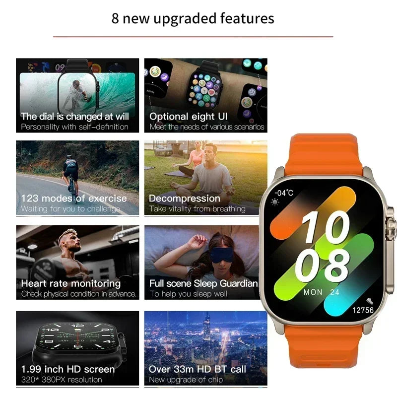 Watch 10 Ultra — NFC GPS Wireless Charging Watch