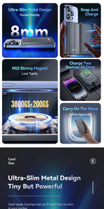Essager Slim — Magnetic Wireless Power Bank