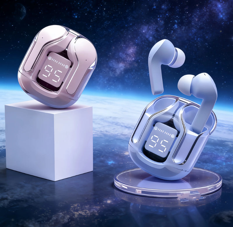 Halo Clear — Transparent Wireless Earbuds
