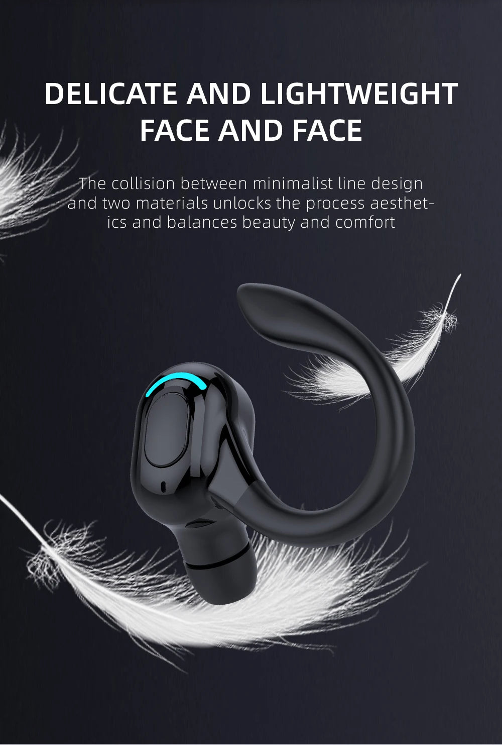 Grip Mini — Ear-Hook Waterproof Earbuds